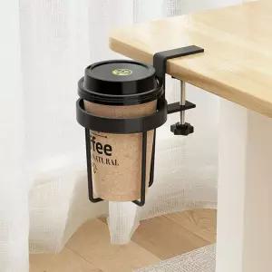 데스크 클립형 물컵 거치대 컵받침 컵홀더 텀블러 컵홀더거치대 컵받침대 텀블러홀더