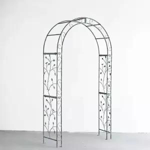 유럽풍 철제 아치 정원 전원주택 마당 테라스 장미 덩굴 화단 지지대 조형물
