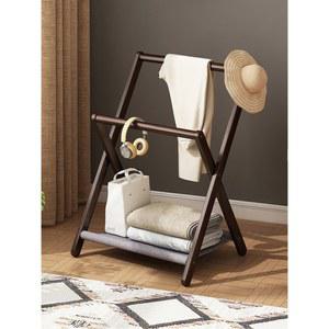 원목수건걸이 욕실 스탠드 타월 호텔 선반 거치대