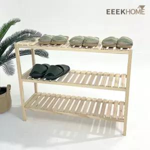 원목 수납선반 3단 800 주방장 주방선반 다용도선반