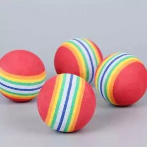 실내 연습용 스펀지 골프공 10P LM-0232