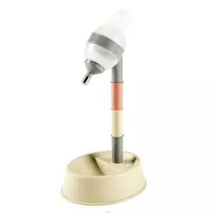 강아지 물병 높이조절 스탠드 물통 500ml 아이보리 강아지식기 고양이식기 애견물통 강아지밥그릇