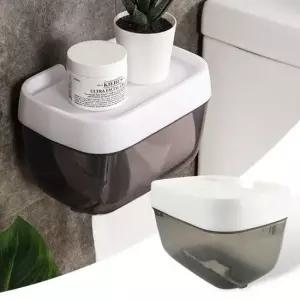 욕실휴지걸이 방수휴지걸이 접착식 화장지 케이스 욕실 화장실 선반 (특가)