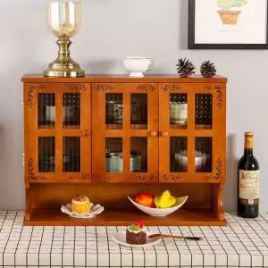 미닫이 찬장 주방 찻장 엔틱 그릇 커피장 장식장