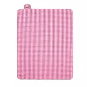 비비드 체크 방수돗자리(150x200cm) (핑크)