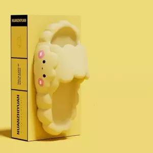 가볍고 편안한 실내용 거실용 슬리퍼 실내화 거실화 핑크 38-39