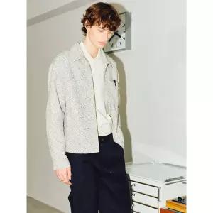 [로가디스] 폴리/코튼 릴랙스드 트위드 점퍼  아이보리 (RY5239C020)
