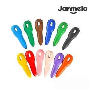 [보리보리/리틀호안미로]손에묻지않는 키크레용12색(94686)