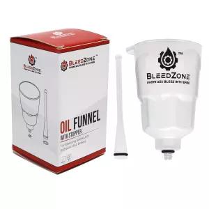 시마노 유압 브레이크용 스토퍼가 있는 블리드존 오일 깔때기 키트 MTB 호환되는 유출 방지