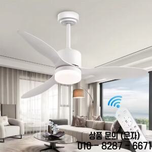 현대식 LED 천장 선풍기 램프 DC 모터 6단 속도 날개 전기 리모컨 주방 침실 식당용