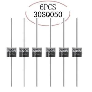 S B 태양 전지 패널 병렬 리플로우 보호 축 30SQ050 키 다이오드 30A 50V 6