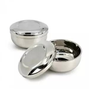 밥공기 식당 밥그릇 보온 합식기 이중진공 뚜껑 포함 SJ771