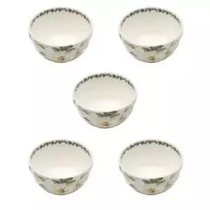 밥공기 찬기 세트 목련 5P 밥그릇 식기 구성