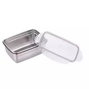 반찬통 스텐 밀폐용기 냉장고 보관용기 2L