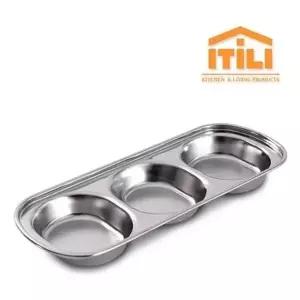 소스볼 스텐 앞접시 다용도 용기 3구 초장기 주방용품