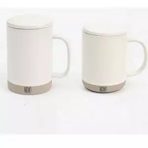 머그컵 2P 세트 도자기 커피잔 크림아이보리