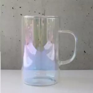 머그잔 유리컵 오로라 유리잔 내열 물컵 700ml