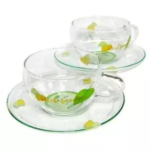 커피 머그컵 세트 유리컵 허브 차잔 홈카페 용품 2인조