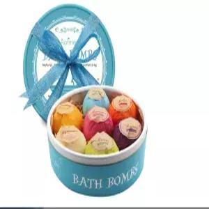 Aofmee 배쓰밤, 버블밤 7개입, 천연 수제 입욕제 선물 세트, 유기농 스파밤, 에센셜 오일 함유 개인 위생용품 선물 