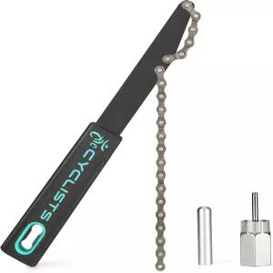 자전거 카세트 제거 도구 키트-자전거 스프로킷 시마노 HG 프리휠 5mm/12mm 가이드 핀이 있는 체인 채찍 및