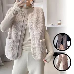 겨울 혹한기 여성 양털 뽀글이 조끼 프리사이즈 OID8+2Tke