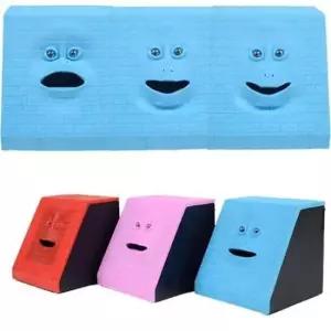 [문구] 동전먹는 얼굴저금통 1P 입 움직이는 페이스 뱅크