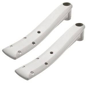 지상 수영 빌트모어 사다리 또는 수영장 계단(펄 그레이)을 위한 데크 지지대 160-0001PG - 2팩