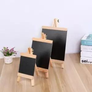 [문구] 미술원목칠판 키즈 유아 나비볼트 간편고정 레스토랑칠판 중 25X48cm