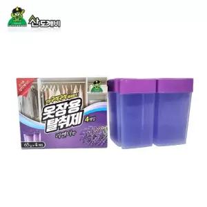 옷장용 탈취제4P세트 라벤더향