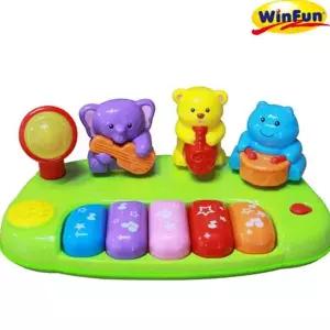 유아 피아노 장난감 음악 건반 어린이 아기 피아노 장난감 악기 멜로디 교육 동물 소리