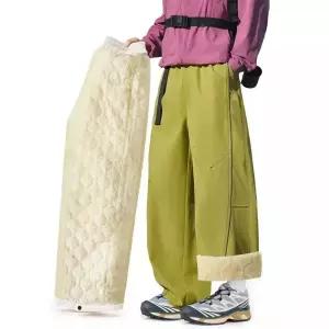 남성 팬츠 면 겨울 캐주얼 빅사이즈캐시미어 아이템 배기핏 트렌디 점프 스키 HT4