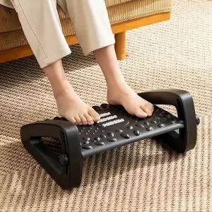 나오유 지압판 사무실 책상 의자 발바닥 6단 다리 거치대