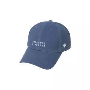 데상트 공용 스포츠베이직 코듀로이 볼캡 BP323UCP73-BLU0
