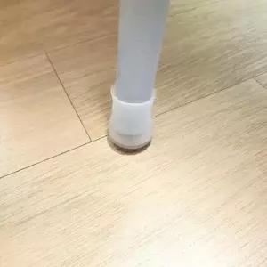 투명의자발커버 실리콘의자캡 원형 XS 반투명 4P 1세트