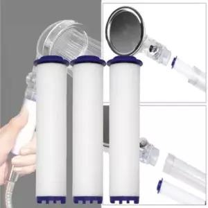 샤워기호수 절수 샤워기 헤드 필터 리필3개 녹물제거 O