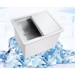 업소용 얼음 저장고 보관통 카페 아이스빈 얼음통 매립형 냉동고