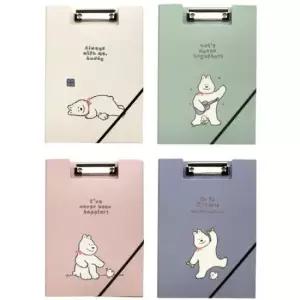 [문구/오피스] 직장인밴드파일 결재 종이 4p 병원차트판 서류받침대