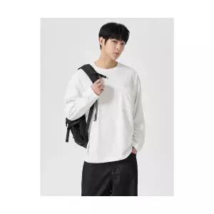 매장정품 에잇세컨즈 8SECONDS 포켓 메탈로고 티셔츠 화이트 (214941BY71) 214941BY71 679865