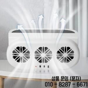 자동차 배기 선풍기 창문 태양열 발전 및 USB 충전 순환 내부 여름