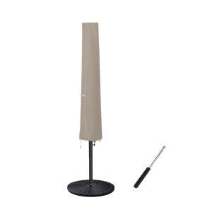 6피트에서 9피트 길이의 파티오 우산 커버, 지퍼와 막대가 달린 방수 및 내구성이 뛰어난 시장 커버