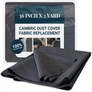 소파 의자 은폐 프레임 및 가구 내부 필수품을 위한 하우스투홈 36인치 x 3야드 실내 장식용 블랙 캠브릭