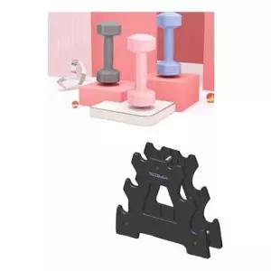 3단 아령거치대 가정용 아령정리대 덤벨수납 받침대
