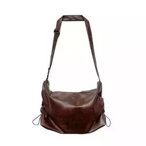 오피스룩 크로스백 가방 숄더백 가죽 데일리 대용량 소프트 만두 남성패션 DL5