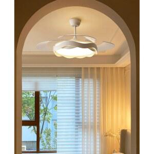 천장조명선풍기 실링팬 샹들리에 침실 순환 북유럽 통합 아이방 심플 60cm 리모콘 3등