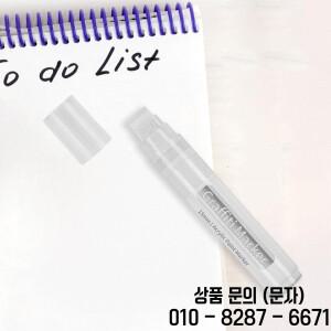 아크릴 마커 펜 15mm 플랫 팁 블랙 & 화이트 2색 수성 안료 페인팅 DIY 및 낙서용