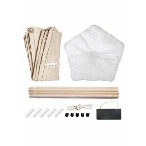 강아지 인디언텐트 고양이 숨숨집 조립식 난방 애견하우스 사계절 애완동물 접이식 원목침대