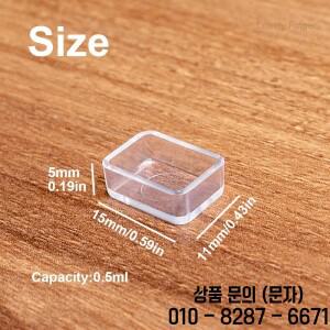 50/100개 0.5ml 빈 플라스틱 수채화 물감 팬 유화 또는 아크릴 여행용 미술 그림