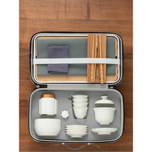 다기세트 도자기 손잡이 주전자 개완130cc 110ml 예쁜 개완 차호 DEHUA