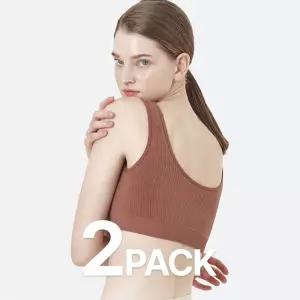 () 모달 심리스 코듀로이 브라2종