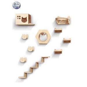 캣폴 선반 고양이 캣타워 세트 벽걸이 2 벽 캣워커